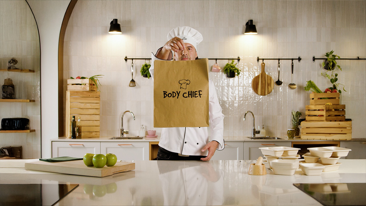 Film reklamowy kucharz dla marki Body Chief